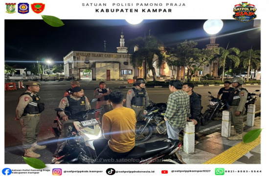 Plt. Kasatpol PP Yorin Pimpin Langsung Patroli Rutin