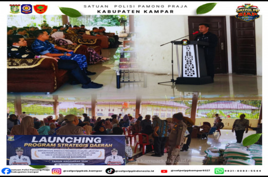 Plt. Kasatpol PP Yorin Apresiasi Program Strategis Daerah Bantuan Sosial Beras